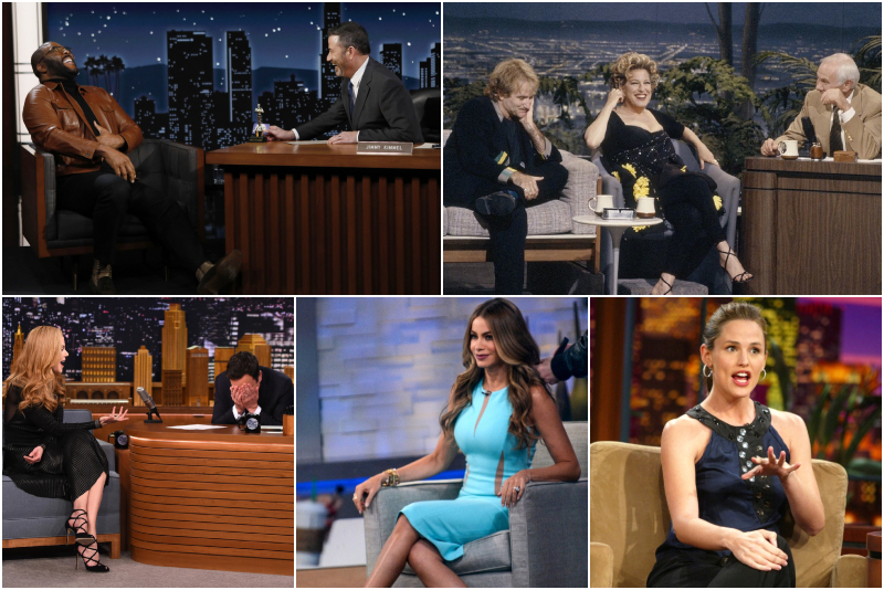 The Most Iconic & Cringe-Worthy Moments in Late-Night Talk Shows’ History: Part 3 | Getty Images Photo by Randy Holmes/ABC & Alice S. Hall/NBCU Photo Bank & Theo Wargo/NBC & Ray Tamarra/GC Images & Kevin Winter