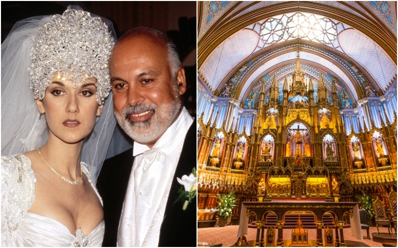 Céline Dion And René Angelil Destination Weddings Celebrities Who Got Married In The Most
